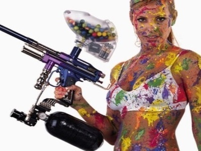 Paintball fille
