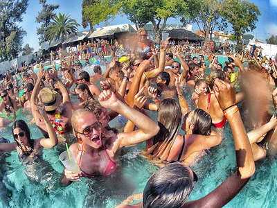 Pool party magaluf