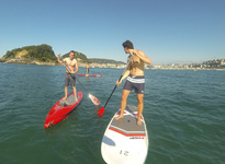 Paddle surf