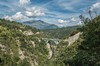 Vue pont saut elastique